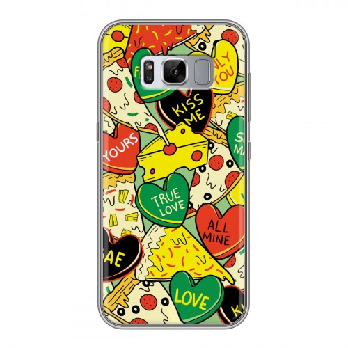 Дизайнерский силиконовый чехол для Samsung Galaxy S8 Plus Pop сердечки