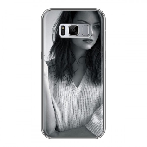 Дизайнерский силиконовый чехол для Samsung Galaxy S8 Plus Эмма Стоун