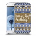 Дизайнерский пластиковый чехол для Samsung Galaxy Grand Рождественный ацтек