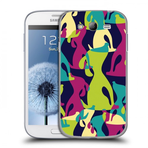 Дизайнерский пластиковый чехол для Samsung Galaxy Grand Стая цветных животных