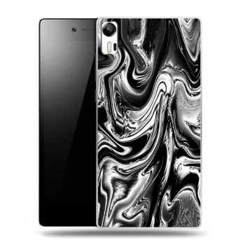 Дизайнерский силиконовый чехол для Lenovo Vibe Shot Черно-белые тенденции (на заказ)