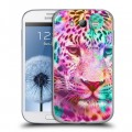 Дизайнерский пластиковый чехол для Samsung Galaxy Grand Леопард гламур