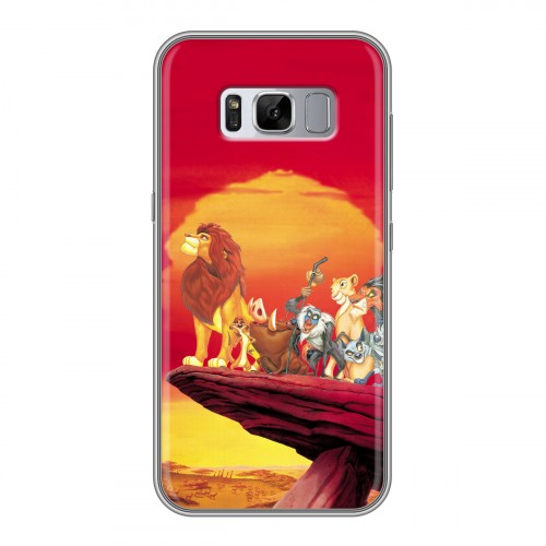 Дизайнерский силиконовый чехол для Samsung Galaxy S8 Plus Король лев