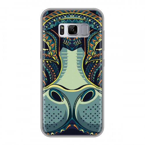 Дизайнерский силиконовый чехол для Samsung Galaxy S8 Plus Животные ацтеков