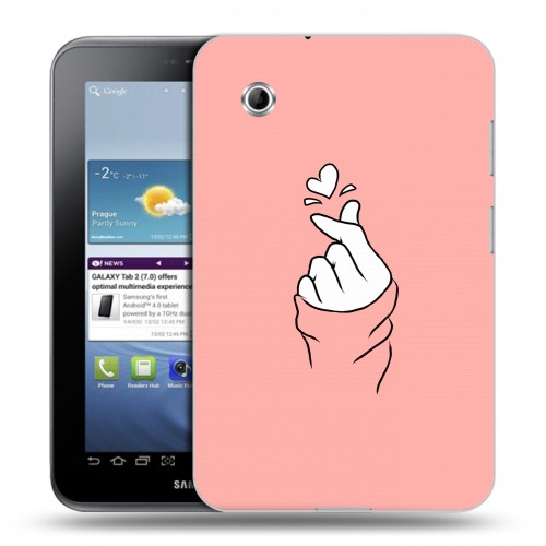 Дизайнерский силиконовый чехол для Samsung Galaxy Tab 2 7.0 Любовь
