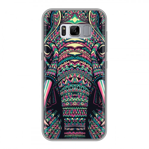 Дизайнерский силиконовый чехол для Samsung Galaxy S8 Plus Животные ацтеков