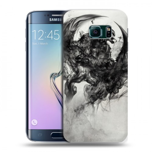 Дизайнерский пластиковый чехол для Samsung Galaxy S6 Edge Веном