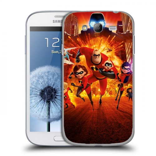 Дизайнерский пластиковый чехол для Samsung Galaxy Grand Суперсемейка