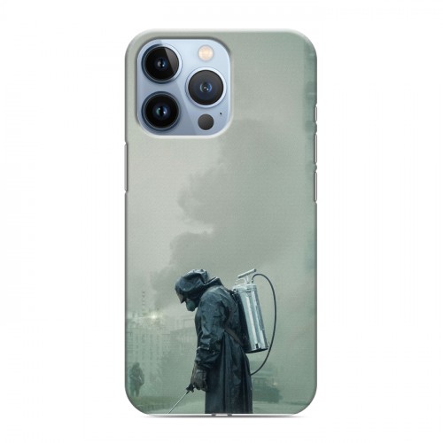 Дизайнерский силиконовый чехол для Iphone 13 Pro Чернобыль