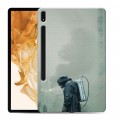 Дизайнерский силиконовый чехол для Samsung Galaxy Tab S8 Plus Чернобыль
