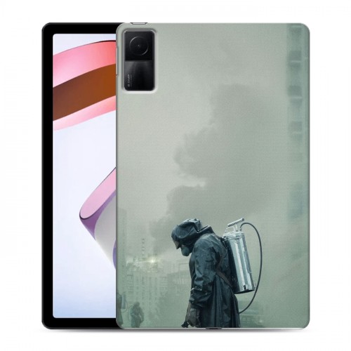 Дизайнерский силиконовый чехол для Xiaomi RedMi Pad Чернобыль