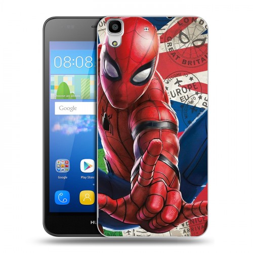 Дизайнерский пластиковый чехол для Huawei Y6 Человек-паук: Вдали от дома