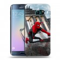 Дизайнерский силиконовый чехол для Samsung Galaxy S6 Edge Человек-паук: Вдали от дома