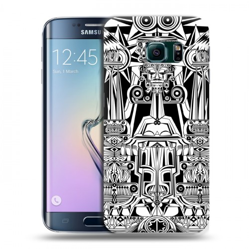 Дизайнерский силиконовый чехол для Samsung Galaxy S6 Edge Мистические божества