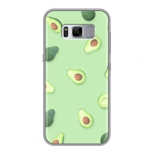 Дизайнерский силиконовый чехол для Samsung Galaxy S8 Plus Веселое авокадо