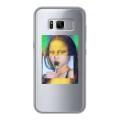 Полупрозрачный дизайнерский пластиковый чехол для Samsung Galaxy S8 Plus Мона Лиза