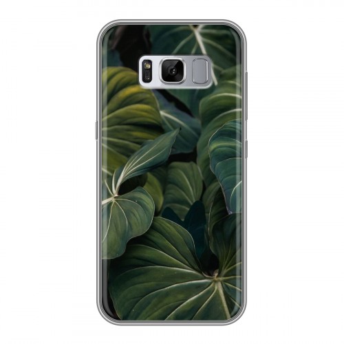 Дизайнерский силиконовый чехол для Samsung Galaxy S8 Plus Нуарные листья