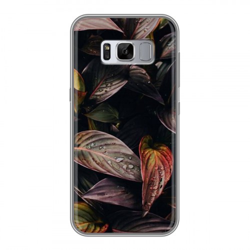 Дизайнерский силиконовый чехол для Samsung Galaxy S8 Plus Нуарные листья
