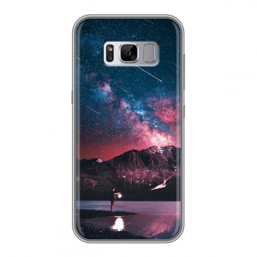 Дизайнерский силиконовый чехол для Samsung Galaxy S8 Plus Магический космос