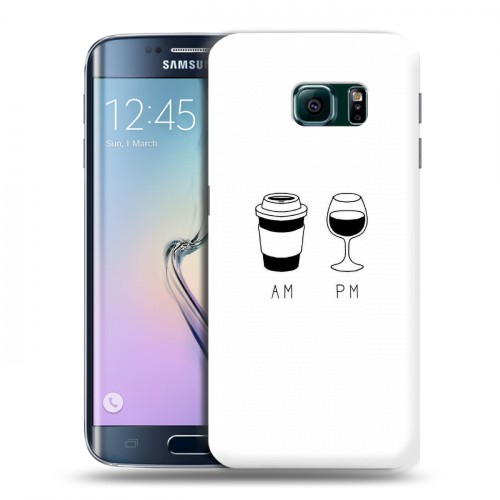 Дизайнерский пластиковый чехол для Samsung Galaxy S6 Edge Истина в вине
