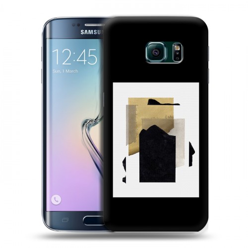 Дизайнерский силиконовый чехол для Samsung Galaxy S6 Edge Стильные абстракции