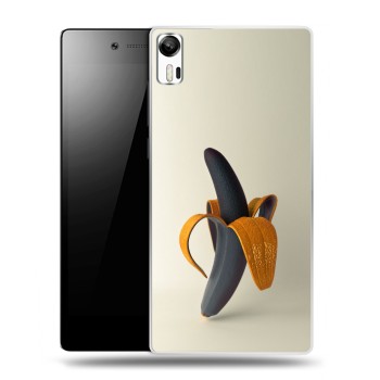 Дизайнерский силиконовый чехол для Lenovo Vibe Shot Черное золото (на заказ)