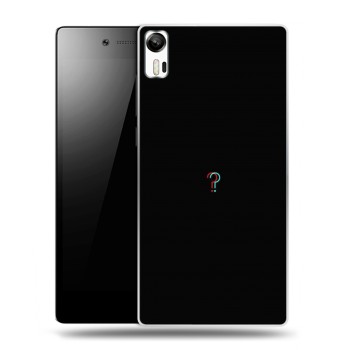 Дизайнерский силиконовый чехол для Lenovo Vibe Shot Минимализм на черном (на заказ)