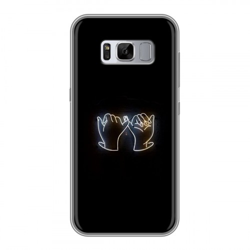 Дизайнерский силиконовый чехол для Samsung Galaxy S8 Plus Неоновые образы