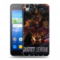 Дизайнерский пластиковый чехол для Huawei Y6 Лига Справедливости Зака Снайдера