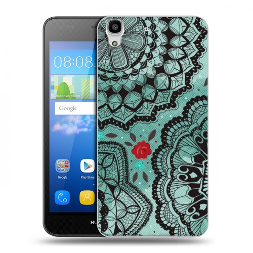 Дизайнерский пластиковый чехол для Huawei Y6 Мандалы и цветы