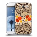 Дизайнерский пластиковый чехол для Samsung Galaxy Grand Мандалы и цветы
