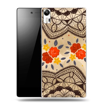 Дизайнерский силиконовый чехол для Lenovo Vibe Shot Мандалы и цветы (на заказ)