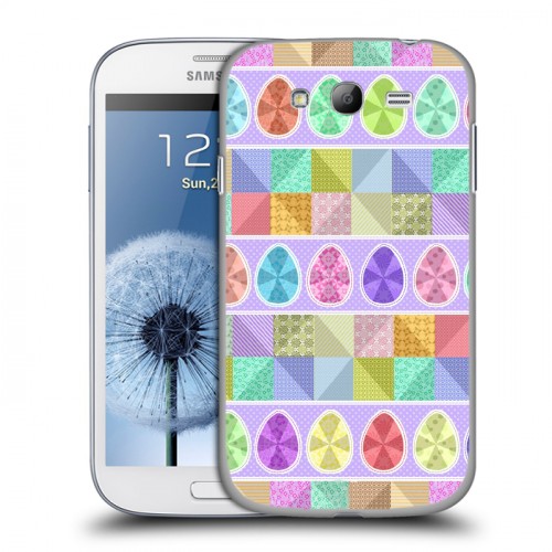 Дизайнерский пластиковый чехол для Samsung Galaxy Grand Пасхальные кролики