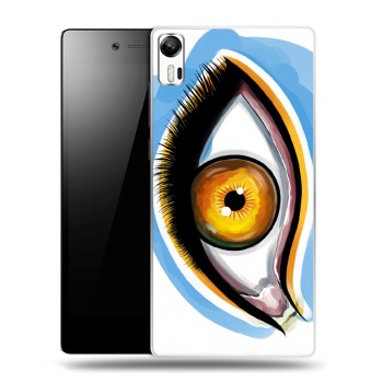 Дизайнерский силиконовый чехол для Lenovo Vibe Shot Акварельные глаза (на заказ)