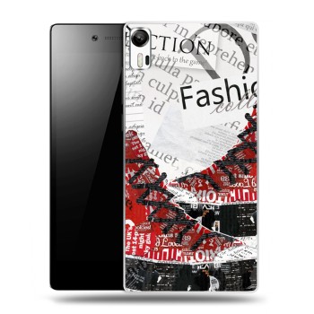 Дизайнерский силиконовый чехол для Lenovo Vibe Shot Мода коллажа (на заказ)