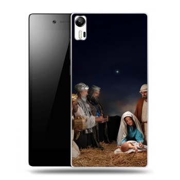 Дизайнерский силиконовый чехол для Lenovo Vibe Shot Рождество Христово (на заказ)