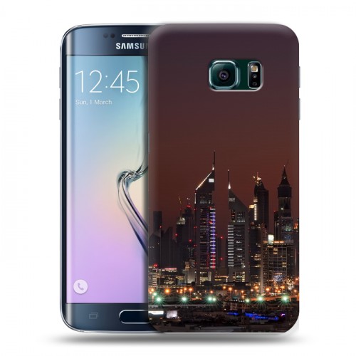Дизайнерский силиконовый чехол для Samsung Galaxy S6 Edge Дубаи