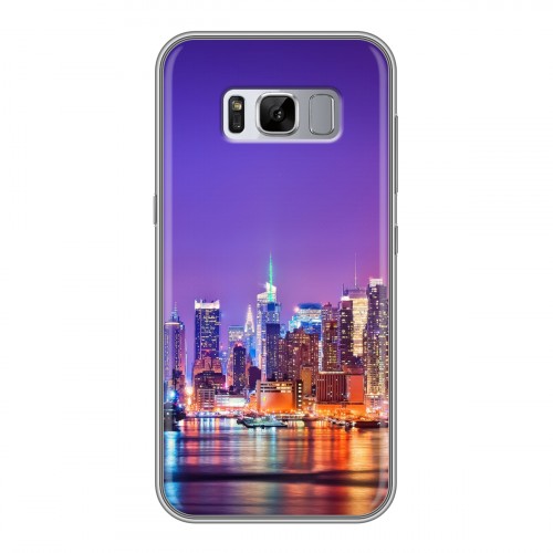 Дизайнерский силиконовый чехол для Samsung Galaxy S8 Plus Нью-Йорк
