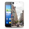 Дизайнерский пластиковый чехол для Huawei Y6 Нью-Йорк