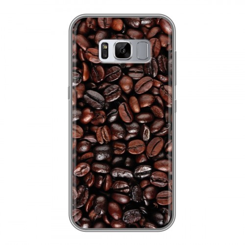 Дизайнерский силиконовый чехол для Samsung Galaxy S8 Plus кофе текстуры