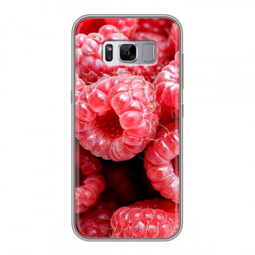 Дизайнерский силиконовый чехол для Samsung Galaxy S8 Plus Ягоды текстуры