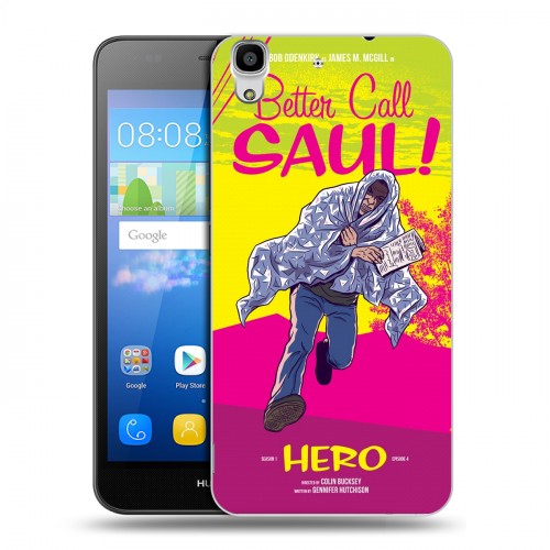 Дизайнерский пластиковый чехол для Huawei Y6 Лучше позвони Солу