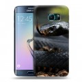 Дизайнерский силиконовый чехол для Samsung Galaxy S6 Edge Змеи
