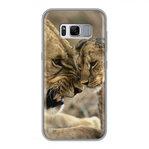 Дизайнерский силиконовый чехол для Samsung Galaxy S8 Plus Львы