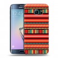 Дизайнерский пластиковый чехол для Samsung Galaxy S6 Edge Этнические мотивы
