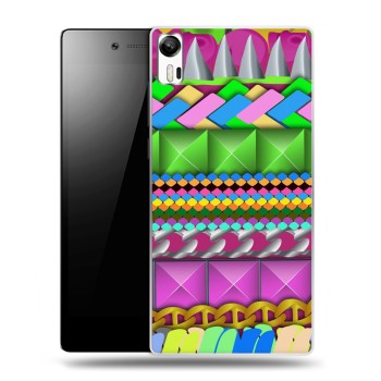 Дизайнерский силиконовый чехол для Lenovo Vibe Shot Блестящее разноцветие (на заказ)