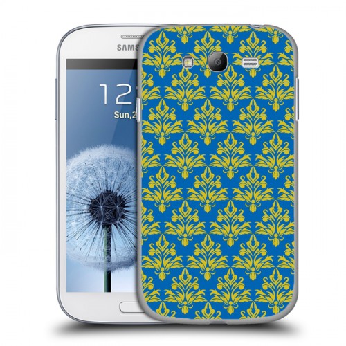 Дизайнерский пластиковый чехол для Samsung Galaxy Grand Дамаск Шаблоны