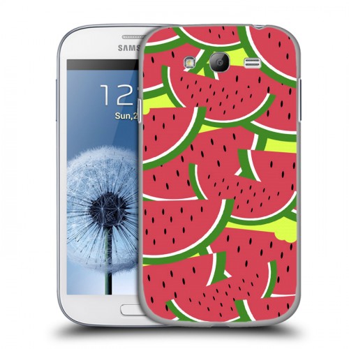 Дизайнерский пластиковый чехол для Samsung Galaxy Grand Фруктово-арбузные узоры