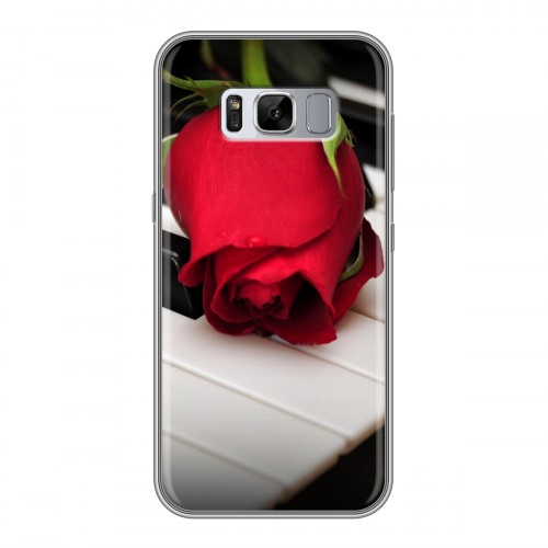 Дизайнерский силиконовый чехол для Samsung Galaxy S8 Plus Розы