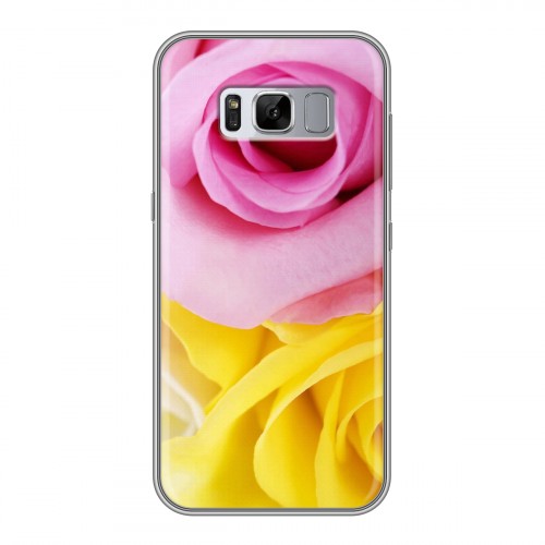 Дизайнерский силиконовый чехол для Samsung Galaxy S8 Plus Розы